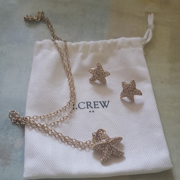 J. Crew Jewelry - J.Crew starfish necklace & earring set